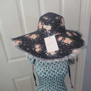 Anthropologie NWT reversible sun hat